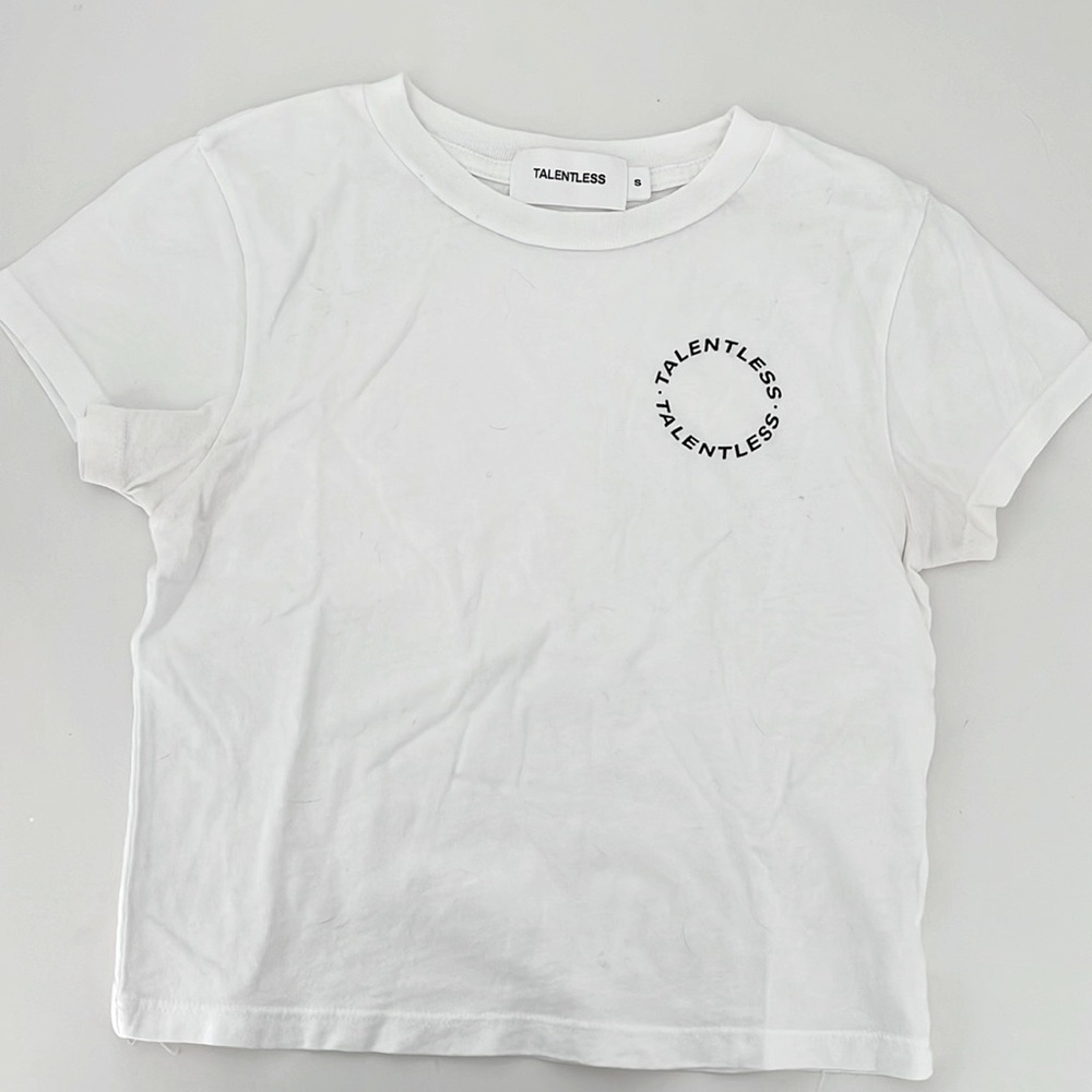 Talentless Logo crop top